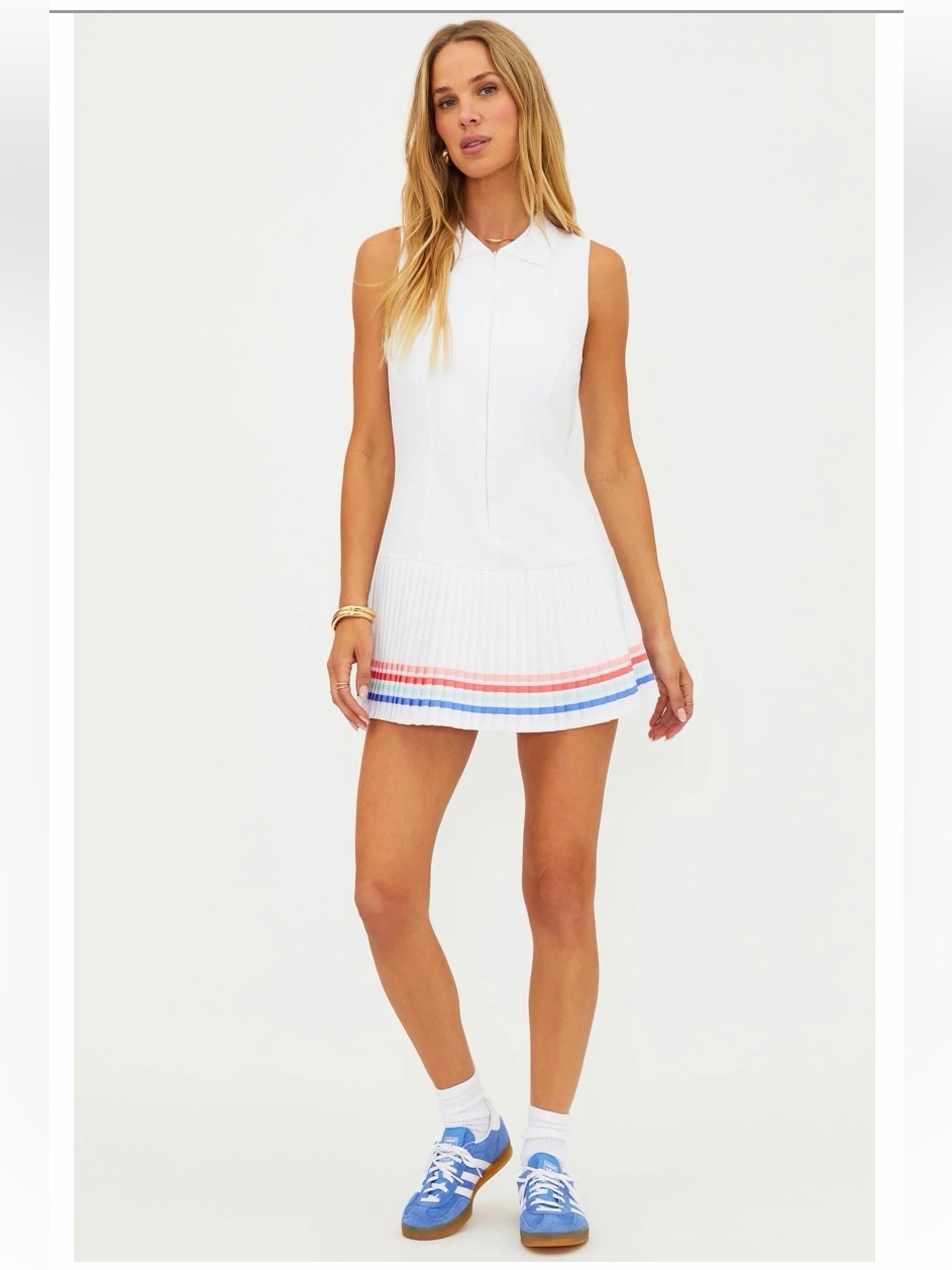 Beach Riot Bria Dress Bright White Horizon